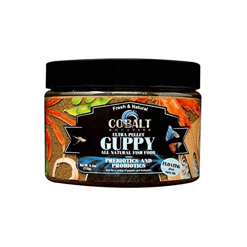 Cobalt Aquatics 25142Ultra Guppy Nano Bits Floating .6mm 6 oz, Natural