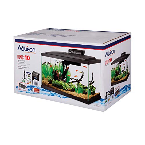 Starter Kit Aqueon Aquarium con illuminazione a LED 10