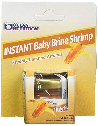 Barattolo di gamberetti istantanei della salamoia del bambino di Ocean Nutrition da 0,7 once (20 grammi)